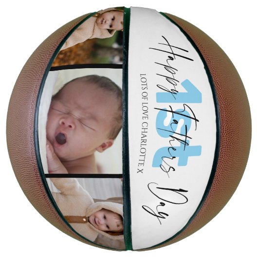 Koel 1e vaders Dag 3 Foto Collage Basketbal (Verticaal)