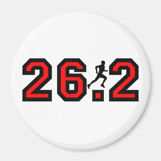Koel 26.2 marathon magneet (Voorkant)