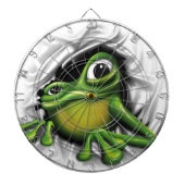 Koel 3d kikker dartbord (Voorkant)
