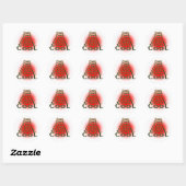 koel-7 ronde sticker (Vel)