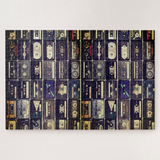 Koel 80-s  puzzel voor cassettes (Horizontaal)