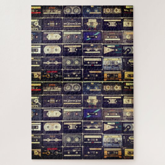 Koel 80-s  puzzel voor cassettes (Verticaal)