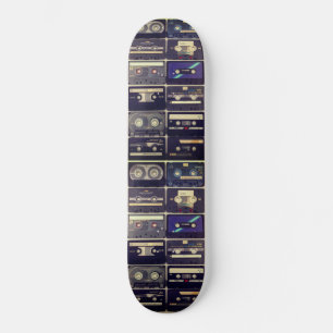 Koel 80s casette skateboarddek persoonlijk skateboard