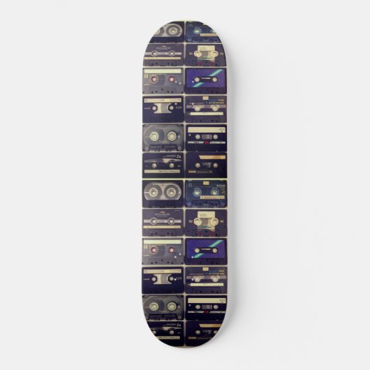 Koel 80s  casette skateboarddek persoonlijk skateboard (Voorkant)
