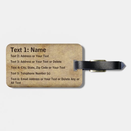 Koel Aangepaste  honkbal Bagagelabels (Achterkant horizontaal)