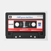 Koel aangepaste  retro-muziekcassettes, deurmat (Voorkant)
