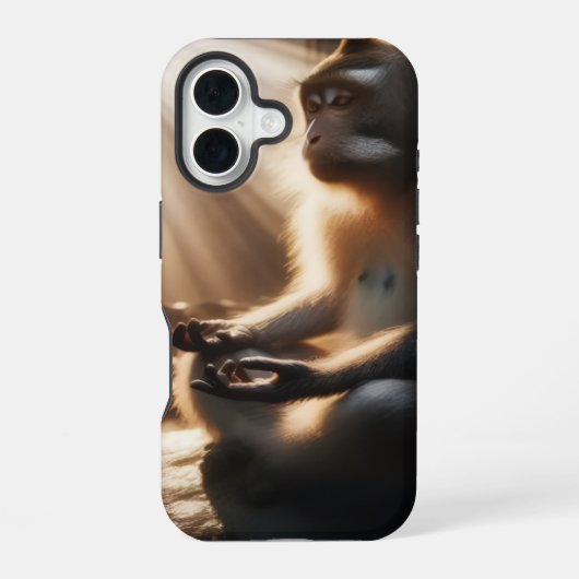 Koel Aap iPhone 16 Hoesje (Achterkant)
