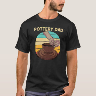 Koel aardewerk voor pap Mannen aardekeramische pot T-shirt