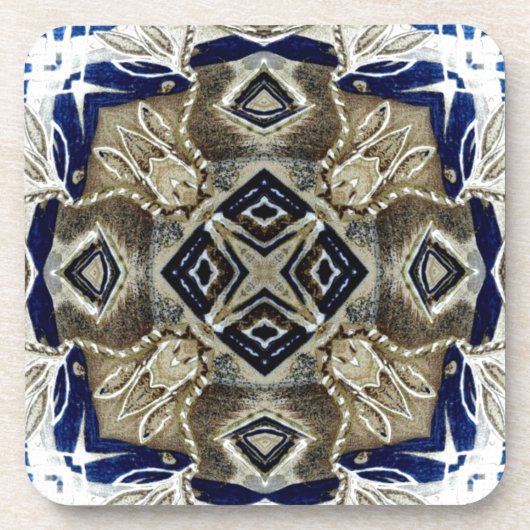 Koel Abstract Bier Onderzetter (Voorkant)