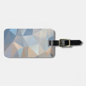 Koel Abstract driehoekspatroon Bagagelabel (Voorkant horizontaal)