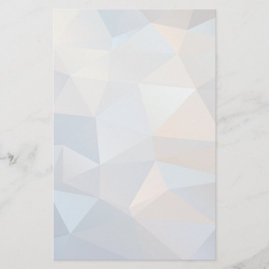 Koel Abstract driehoekspatroon Briefpapier (Voorkant)
