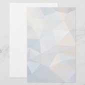 Koel Abstract driehoekspatroon Briefpapier (Voorkant / Achterkant)