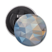 Koel Abstract driehoekspatroon Button Flesopener (Voorkant)