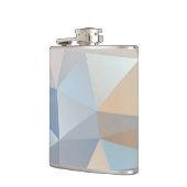 Koel Abstract driehoekspatroon Heupfles (Links)