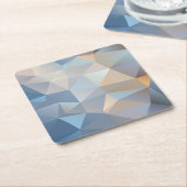 Koel Abstract driehoekspatroon Kartonnen Onderzetters (Schuin)