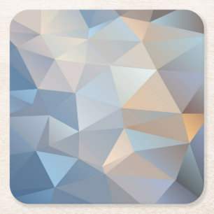 Koel Abstract driehoekspatroon Kartonnen Onderzetters