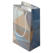 Koel Abstract driehoekspatroon Klein Cadeauzakje (Voorkant Gekanteld)