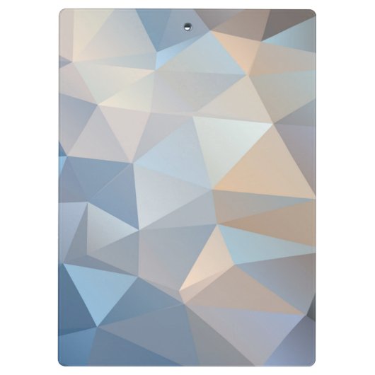 Koel Abstract driehoekspatroon Klembord (Achterkant)