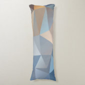 Koel Abstract driehoekspatroon Lichaamskussen (Voorkant Verticaal)