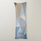 Koel Abstract driehoekspatroon Lichaamskussen (Achterkant (Verticaal))