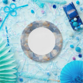 Koel Abstract driehoekspatroon Papieren Bordje (Feest)