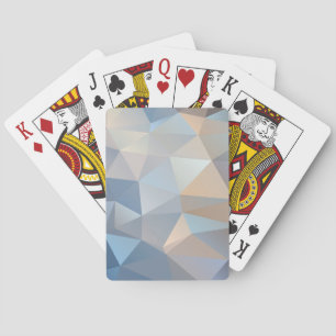 Koel Abstract driehoekspatroon Pokerkaarten