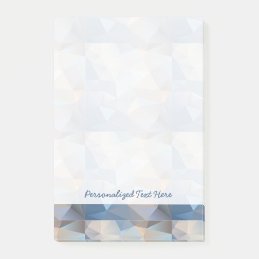 Koel Abstract driehoekspatroon Post-it® Notes (Voorkant)