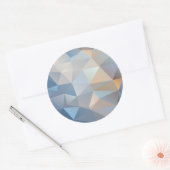 Koel Abstract driehoekspatroon Ronde Sticker (Envelop)
