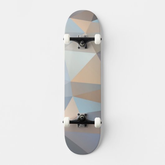Koel Abstract driehoekspatroon Skateboard (Voorkant)