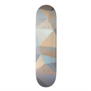 Koel Abstract driehoekspatroon Skateboard