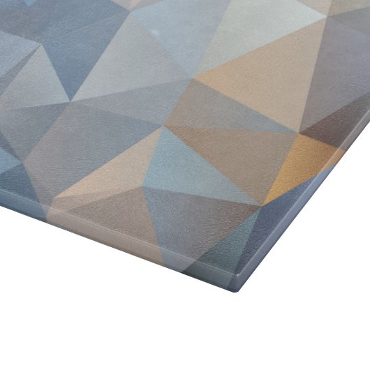 Koel Abstract driehoekspatroon Snijplank (Hoek)