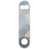 Koel Abstract driehoekspatroon Speed Flessenopener (Voorkant)