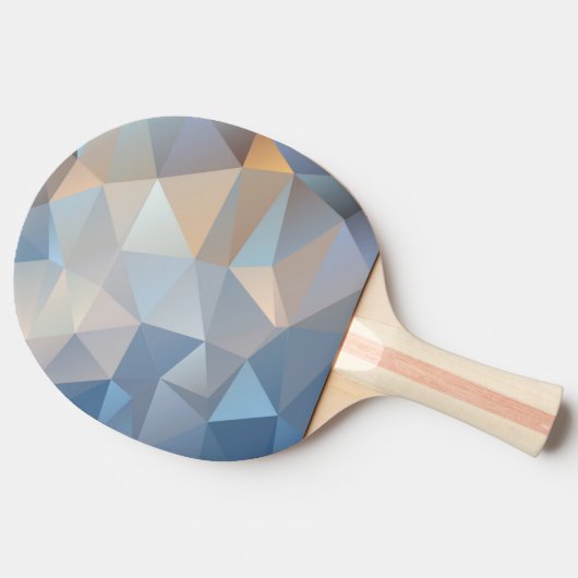 Koel Abstract driehoekspatroon Tafeltennisbatje (Zijkant)