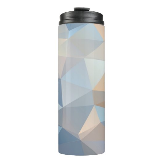 Koel Abstract driehoekspatroon Thermosbeker (Voorkant)