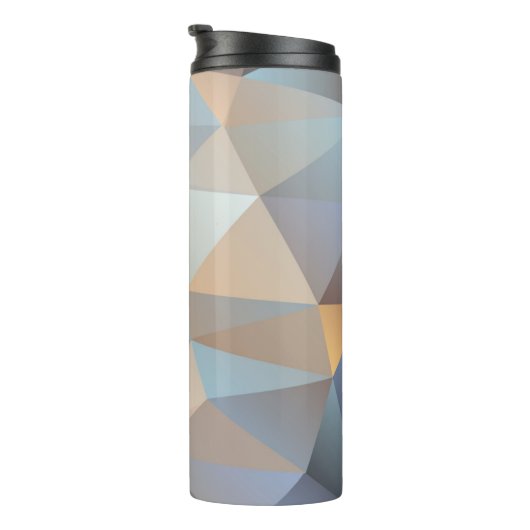 Koel Abstract driehoekspatroon Thermosbeker (Geroteerd rechts)