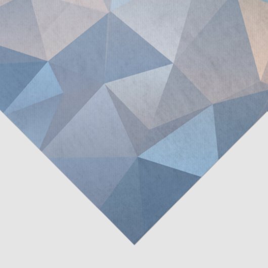 Koel Abstract driehoekspatroon Tissuepapier (Detail)