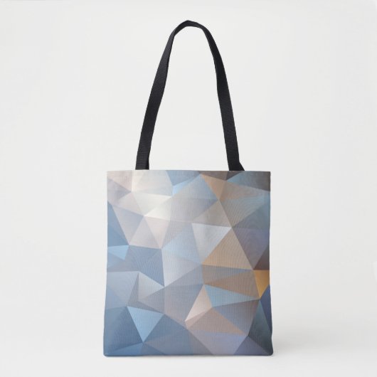 Koel Abstract driehoekspatroon Tote Bag (Voorkant)