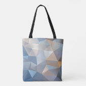 Koel Abstract driehoekspatroon Tote Bag (Achterkant)