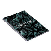 Koel Abstract gespleten glas, speciaal gepersonali Notitieboek (Rechterzijde)