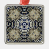 Koel Abstract Metalen Ornament (Voorkant)