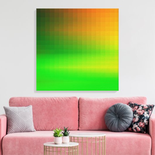 Koel abstract ontwerp canvas afdruk (Insitu (Woonkamer))