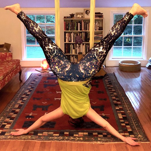 Koel Abstract Oranje witte Spletters Zwarte Melkwe Leggings