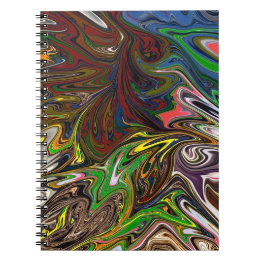Koel abstract patroon notitieboek (Voorkant)
