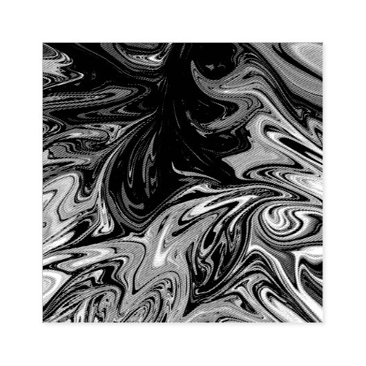 Koel abstract patroon rubberstempel (Afrduk)