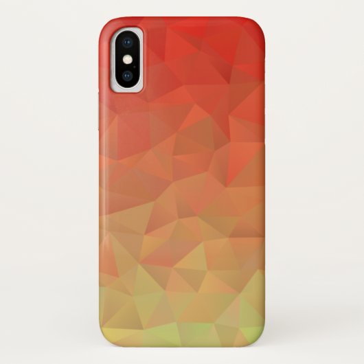 Koel Abstract Polygoon Geometrisch Patroon Case-Mate iPhone Case (Achterkant)