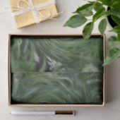 Koel Abstract Retro Chartreuse Green Floral Swirl Tissuepapier (Geschenk)