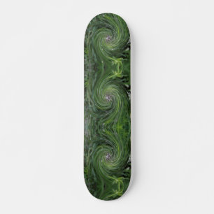 Koel Abstract Retro Chartreuse Groen Bloemmotief D Persoonlijk Skateboard