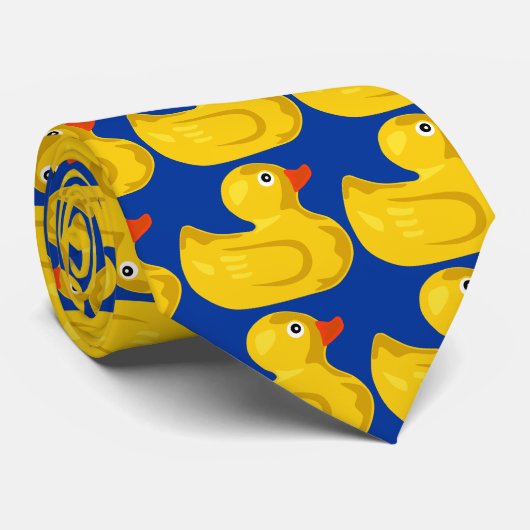 Koel abstracte eenden in het stropdas van het vijv (Opgerold)