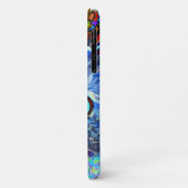 Koel Abstracte kleurrijke kattenkattenkattendeksel Case-Mate iPhone Case (Achterkant/links)