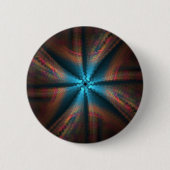 Koel Abstracte kunst Ronde Button 5,7 Cm (Voorkant)